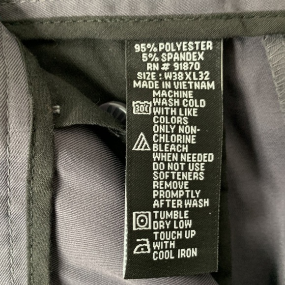 Pebble Beach Performance Pants Men’s Sz 38x32 Polyester Spandex Blend *NEW* - Picture 8 of 8